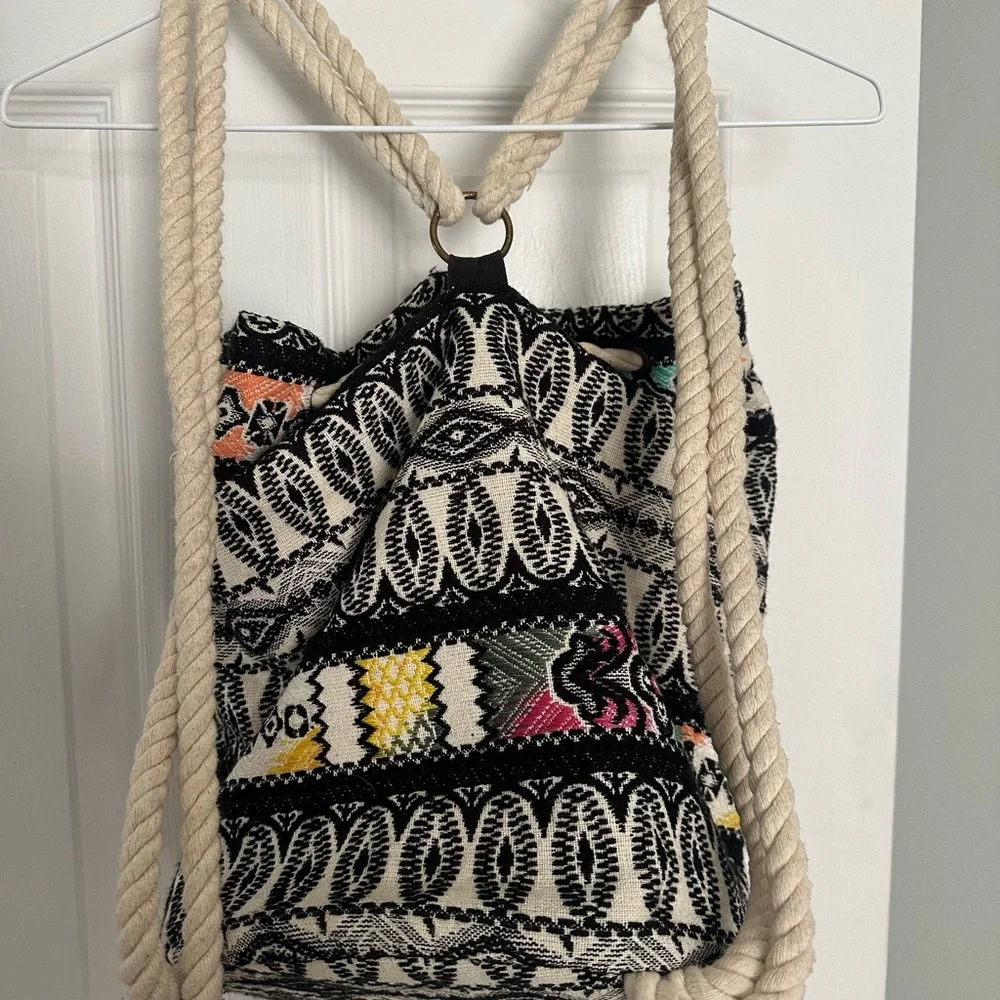 Roxy Multicolor Patterned Backpack - Picture 2 of 3